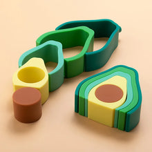 Silicone Stacking Fruit Blocks