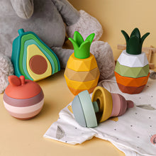 Silicone Stacking Fruit Blocks