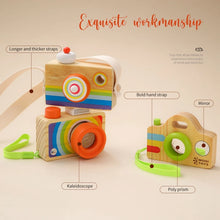 Wooden Montessori Camera Toy Pendant