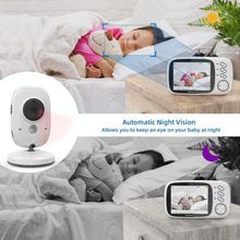 BabySense Wireless Video Baby Monitor: Night Vision, Two-Way Intercom, Temperature Monitoring - Tiny Details