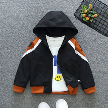 Boys' Hooded Waterproof Windbreaker