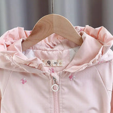 Girls' Hooded Windbreaker