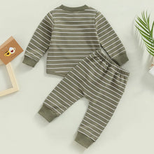 Boy Striped Sweatshirt Set