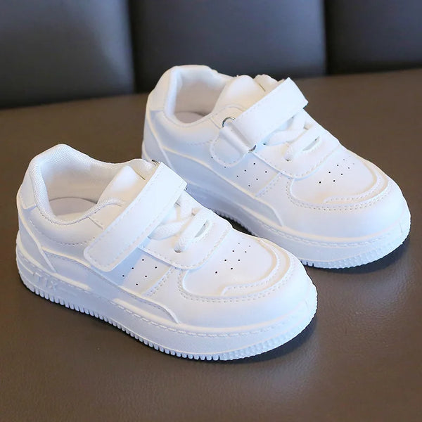 White Soft Sole Casual Kids' Sneakers