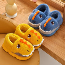 Dino Plush Kids Slippers - Tiny Details