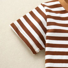 Boys' Striped T-Shirt & Shorts Set