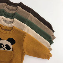 Cartoon Knit Pullover Sweater