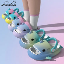 Colorful Kids Shark Slippers