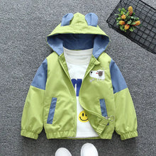 Cartoon Hooded Baby Windbreaker