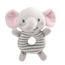 Plush Cartoon Animal Baby Rattle Toy