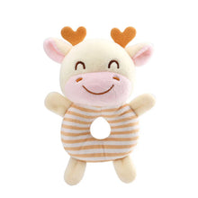 Plush Cartoon Animal Baby Rattle Toy