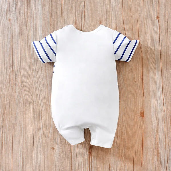 Shark Print Baby Jumpsuit