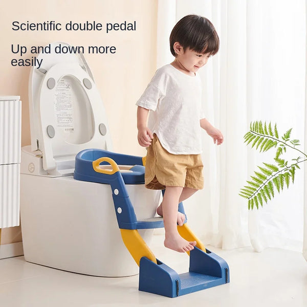 Portable Folding Baby Potty Seat with Step Stool Ladder