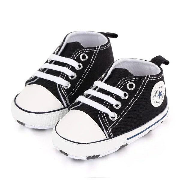 Canvas Baby First Walkers: Infant Anti-Slip Sneakers - Tiny Details