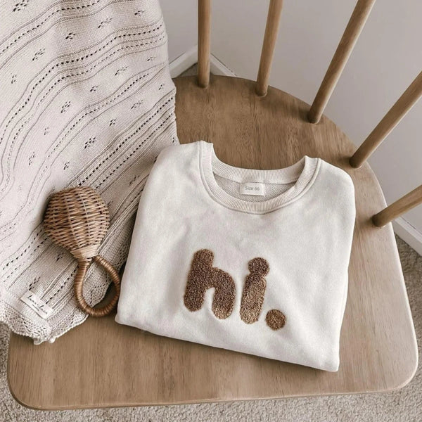 Baby Letter Embroidery Rompers