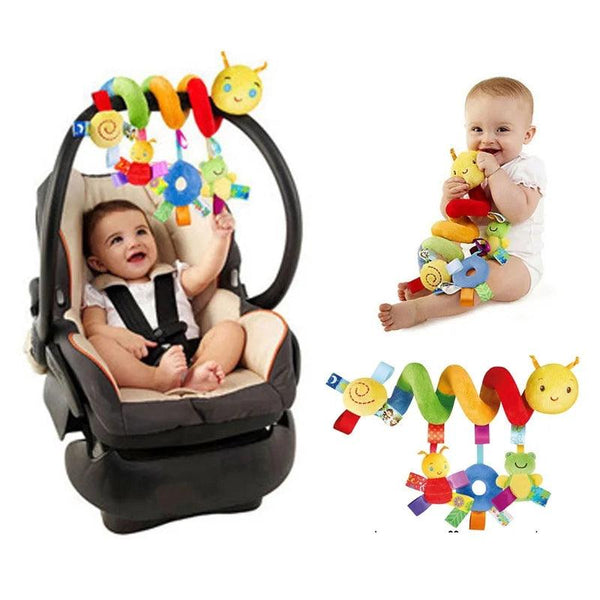 Baby Stroller Plush Hanging Bell - Cartoon Multifunctional Bed Packaging - Tiny Details