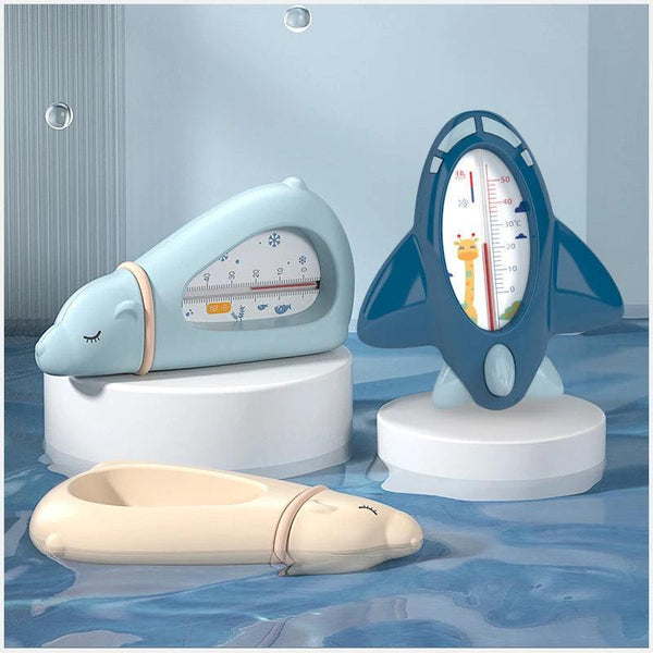 Baby Bath Thermometer: Floating Aircraft Water Sensor - Tiny Details