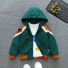 Boys' Hooded Waterproof Windbreaker