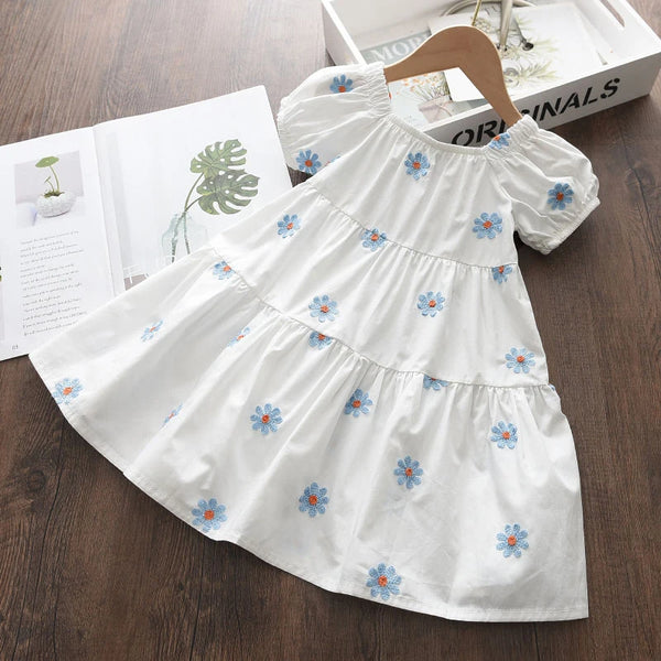 Floral Summer Princess Dress for Girls