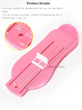 Kids Foot Measuring Ruler Shoes Gauge