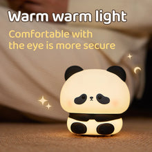 Panda Silicone LED Rechargeable Night Light - Touch Control & Timer