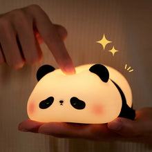 Panda Silicone LED Rechargeable Night Light - Touch Control & Timer