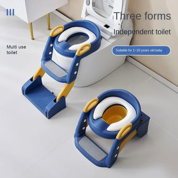 Portable Folding Baby Potty Seat with Step Stool Ladder